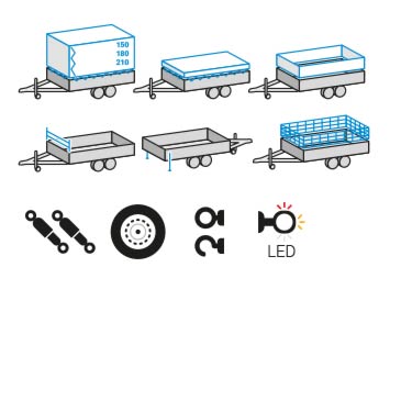 Anssems PSX Plateauwagen accessoires